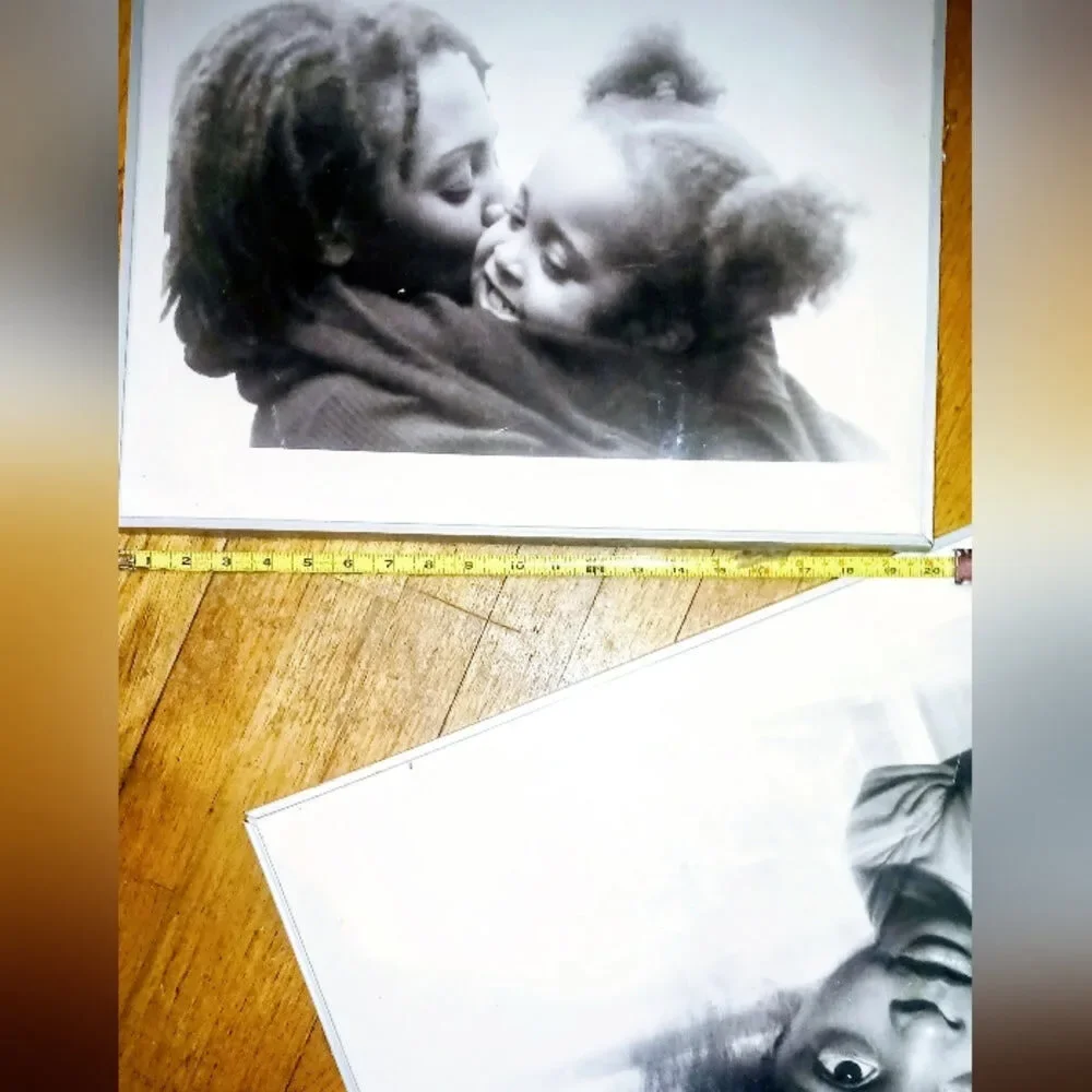 Black and White Family Portrait Set